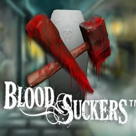 Official Slots logo: Blood Suckers by NetEnt at Bassbet Casino