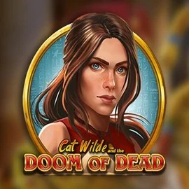 Official Slots logo: Cat Wilde and the Doom of Dead by Play'n GO at Bassbet Casino