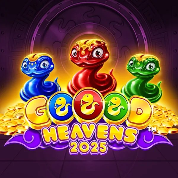 Goood Heavens online game logo by Rarestone Gaming on bassbetcasino-spain.com