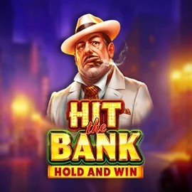 Hit The Bank Hold and Win slot logo by Playson at Bassbet Casino
