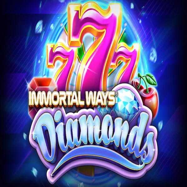 Immortal Ways Diamonds logo by RubyPlay at Bassbet Casino