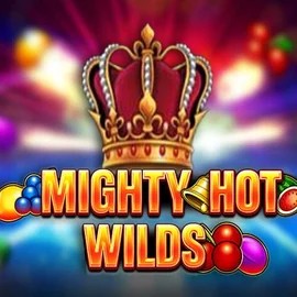 Mighty Hot Wilds online game logo by Inspired Gaming on bassbetcasino-spain.com