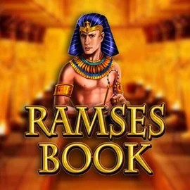 Ramses Book slot logo by Gamomat at Bassbet Casino