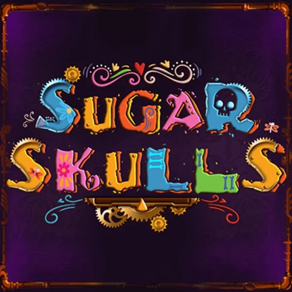 Sugar Skulls online game logo by Booming Games on bassbetcasino-spain.com
