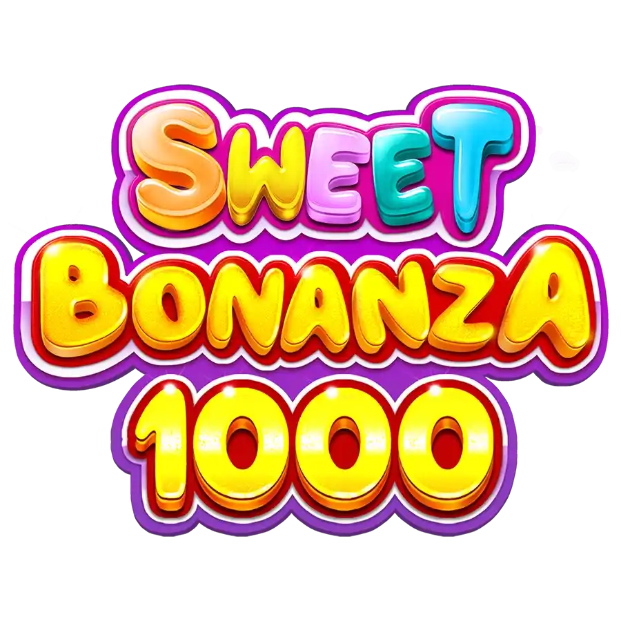 Sweet Bonanza 1000 online game logo by Pragmatic Play on bassbetcasino-spain.com